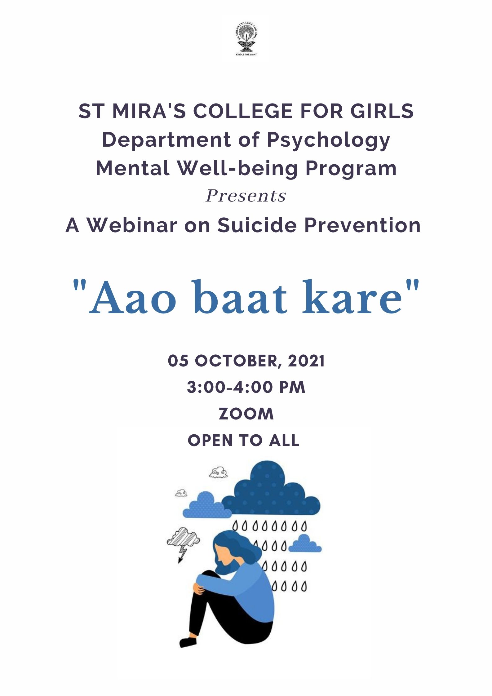 Suicide Prevention Webinar - Poster